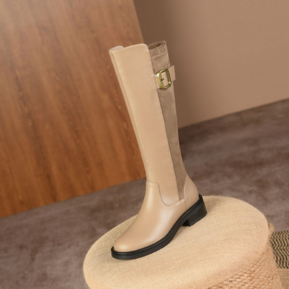 【3color】コンビネーションジョッキーブーツ X-374