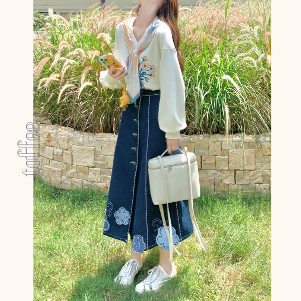 花咲く午後の散歩道セットアップ《Z01155》