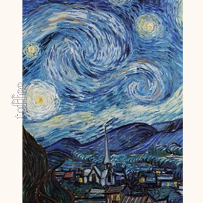 星を見上げる馬の刺繍ワンピース《Z01122》