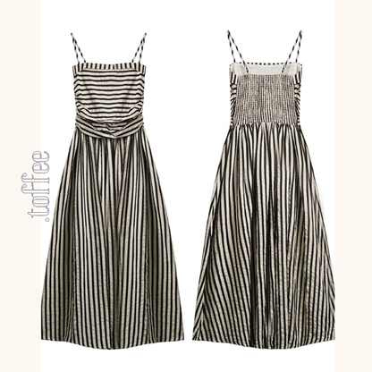 【2pattsrn】ウエストマークAラインマキシワンピース《Z00960》