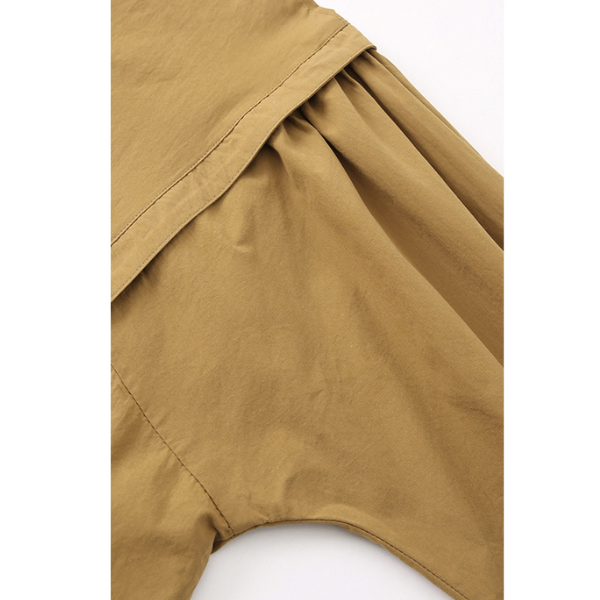 【２color】オーバーショルダーシャツ X-007