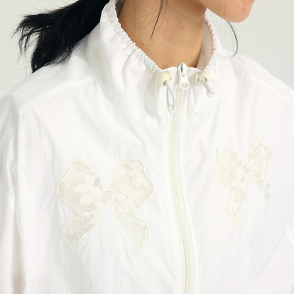 リボンモチーフの中空ジャケット　Z00354