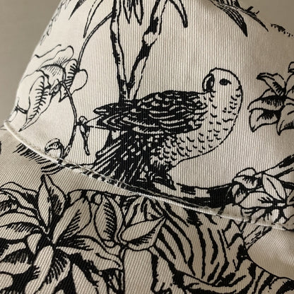 ボタニカル＆バードプリントバゲットハット　　su0051