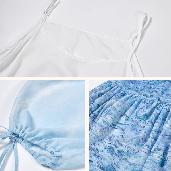 ロングティアードマキシワンピース《Z00969》