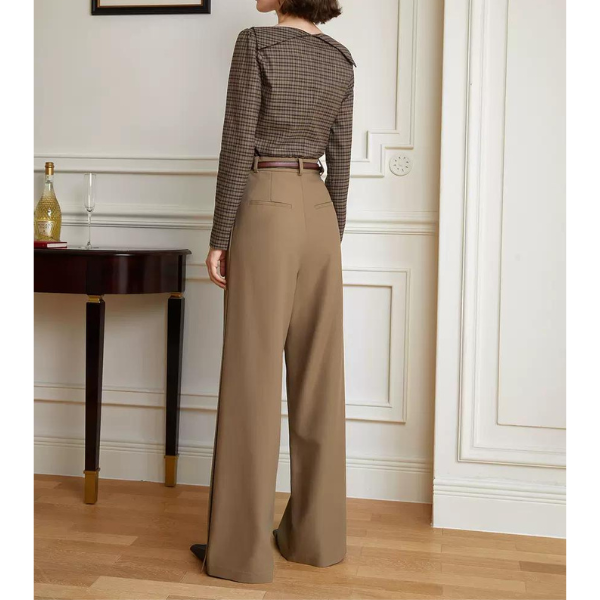 ボートネック襟付きトップス X-021