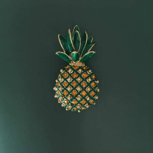 【11pattern】レトロなビジューブローチ《Z00976》