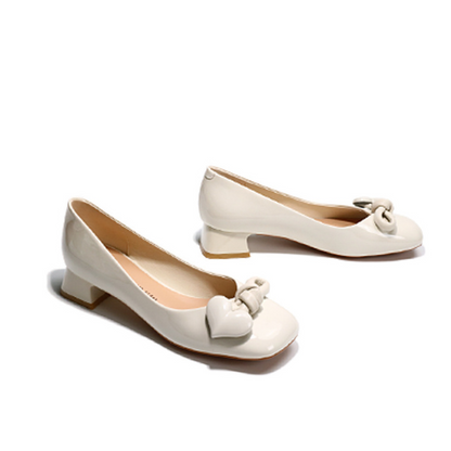 【2color】ハートノットパンプス X-041