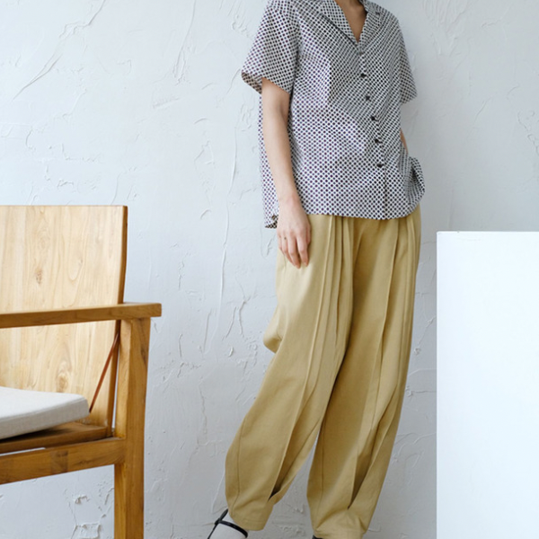 フロントスプリーツストリートパンツ X-264