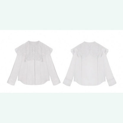 フェアリーレースを纏う：聖なるクラシックブラウス 《C0194》