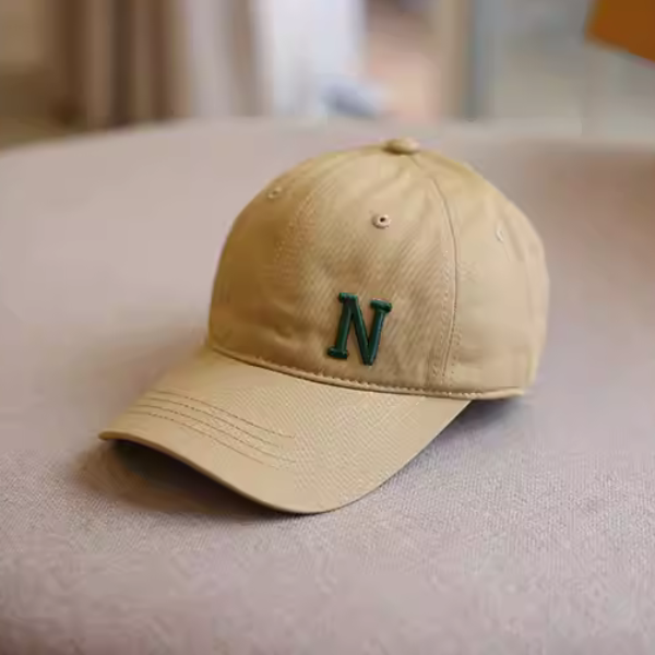 【4color】ワンポイントベースボールキャップ W-205