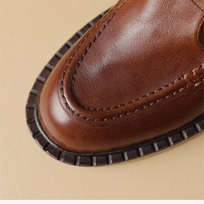 【2color】レトロ感漂う厚底メリージェーンシューズ《Z01100》