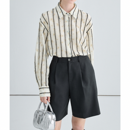 ブラックハーフパンツ X-289