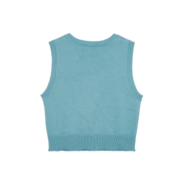 【2color】おうちとダルメシアンの物語ニットベスト《Z01176》