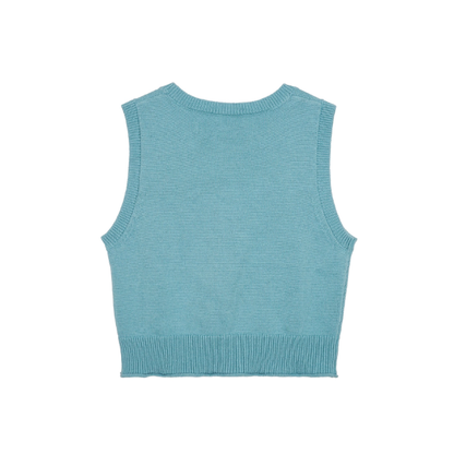 【2color】おうちとダルメシアンの物語ニットベスト《Z01176》