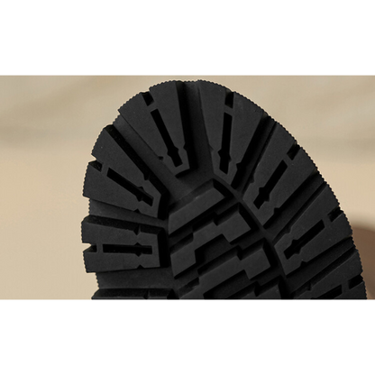 【2color】ラウンドトゥサイドジッパーロングブーツ X-468