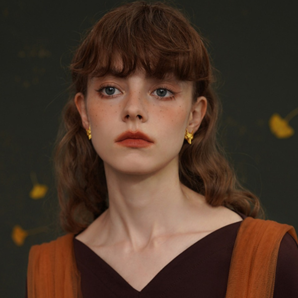 【２Size】ゴールドアニマルピアス w-031