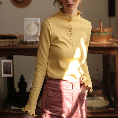 ハーフハイネックボトミングトップ　Z00496