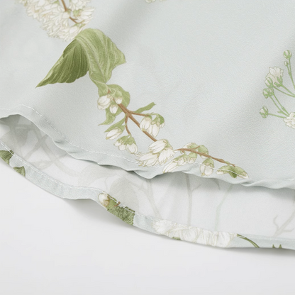 パッチポケット付きフローラルシャツ《Z00916》