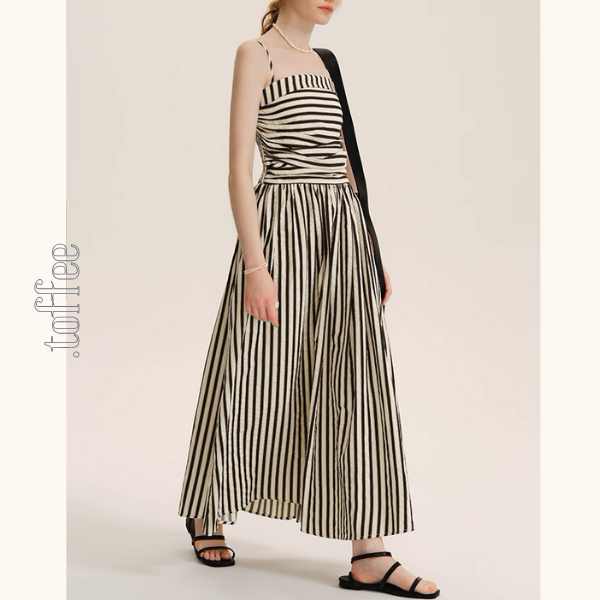 【2pattsrn】ウエストマークAラインマキシワンピース《Z00960》