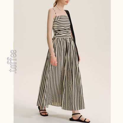 【2pattsrn】ウエストマークAラインマキシワンピース《Z00960》