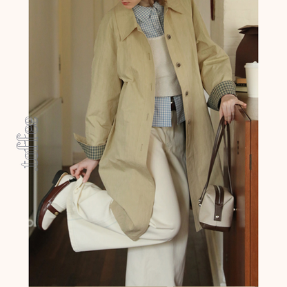 しわ加工入りヴィンテージミドル丈ジャケット　Z00533