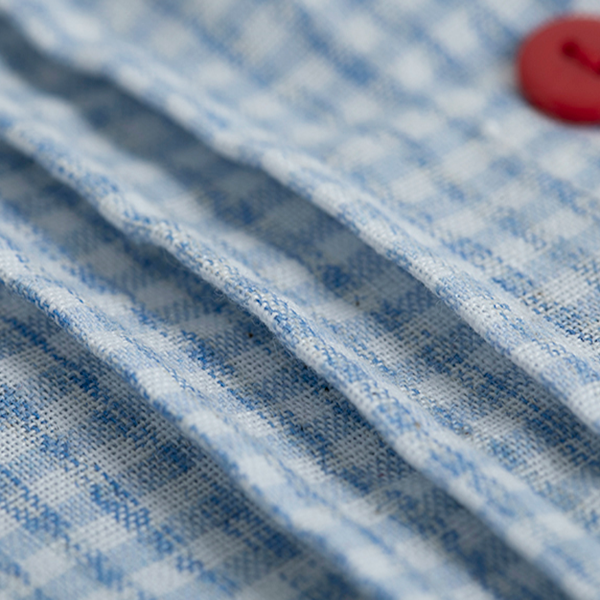 【2color】ギンガムチェックシャツワンピース　Z00584