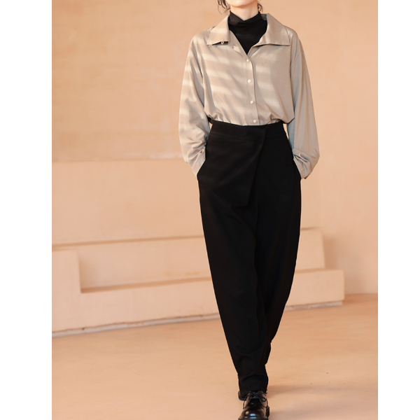 ワイドレッグロングパンツ Z00114