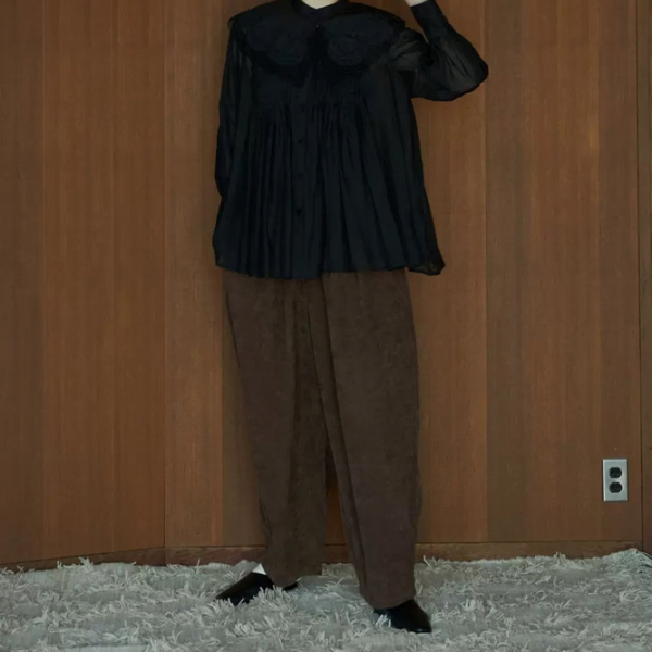 【３color】エレガントレースフェイクラペル AU-374