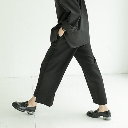 ホワイトステッチワイドパンツ pa0012