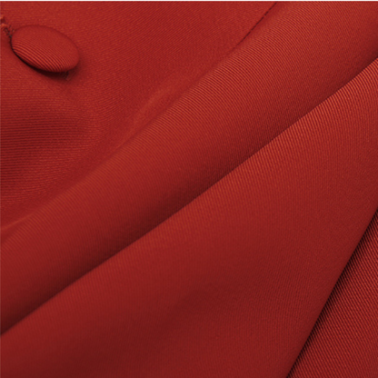 センターボタンルーズフレアスカート X-272