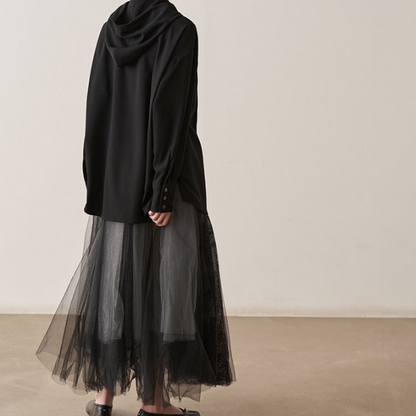 チュールレーススカート X-088