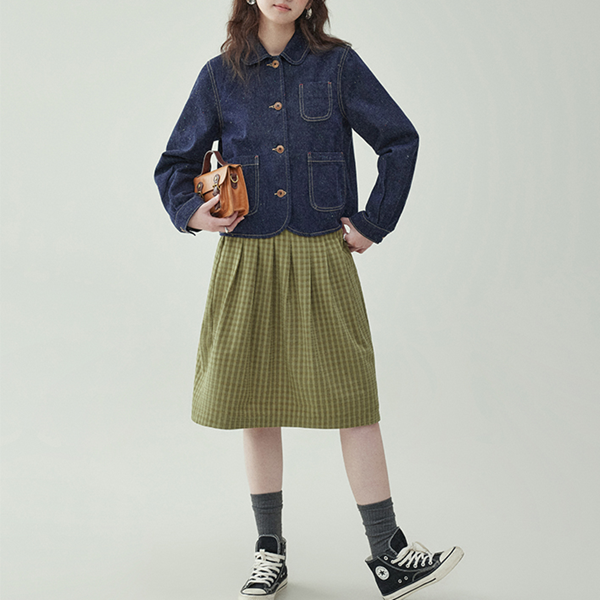 パッチポケットデニムジャケット　《Z00770》