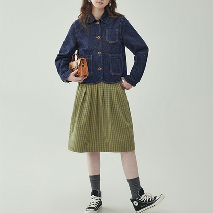 パッチポケットデニムジャケット　《Z00770》