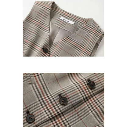 【３color】アーガイルチェックセットアップ w-136