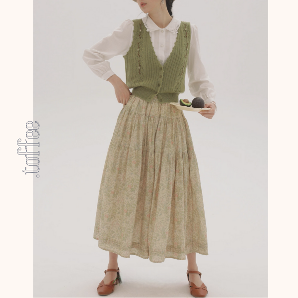 ミスティーフォレスト＊Aラインロングスカート《Z01192》