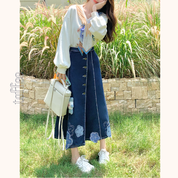 花咲く午後の散歩道セットアップ《Z01155》