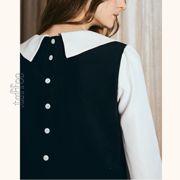 星を見上げる馬の刺繍ワンピース《Z01122》