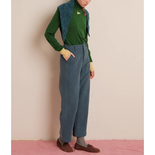 【3color】コーデュロイストレートパンツ  Z00081