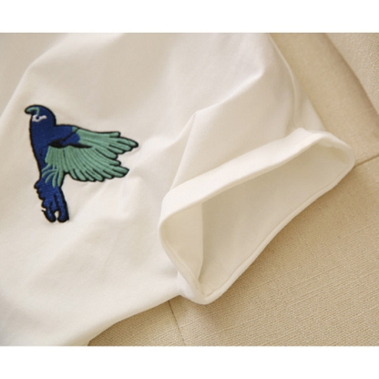 オウムモチーフTシャツ　　su0040