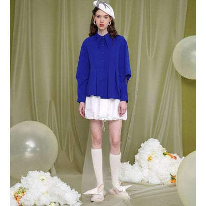 【4color】スワローカラーブラウス C0039