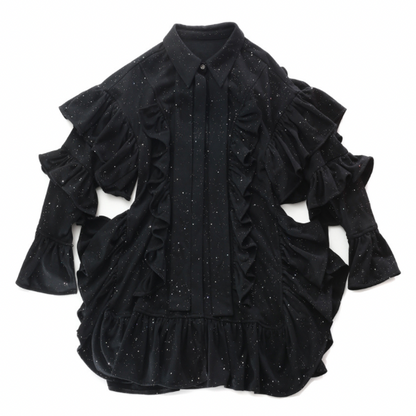 ティアードプリーツセットアップ X-277