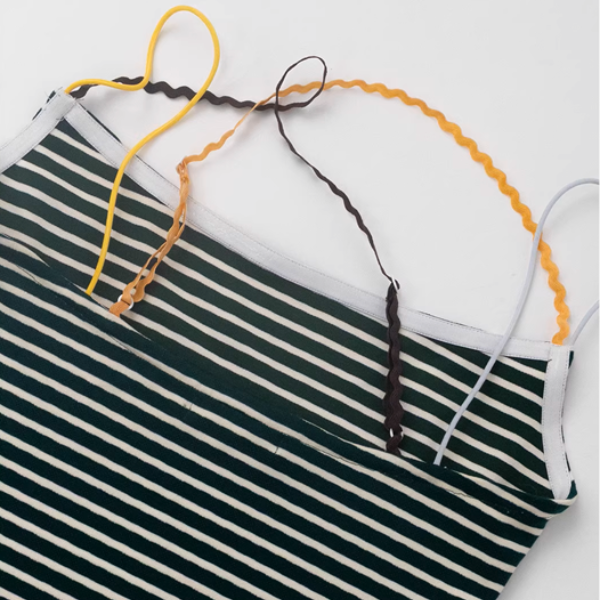 【2color】バッククロスストライプキャミソール《Z01070》