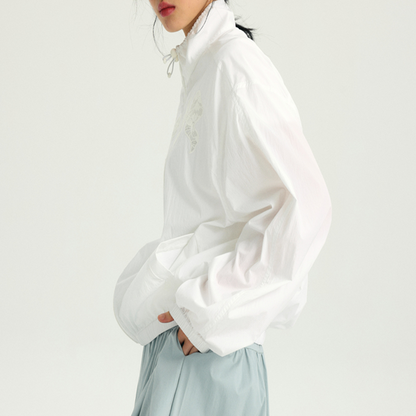 リボンモチーフの中空ジャケット　Z00354