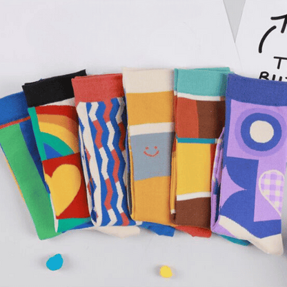 ポップアートソックス6Pセット X-332