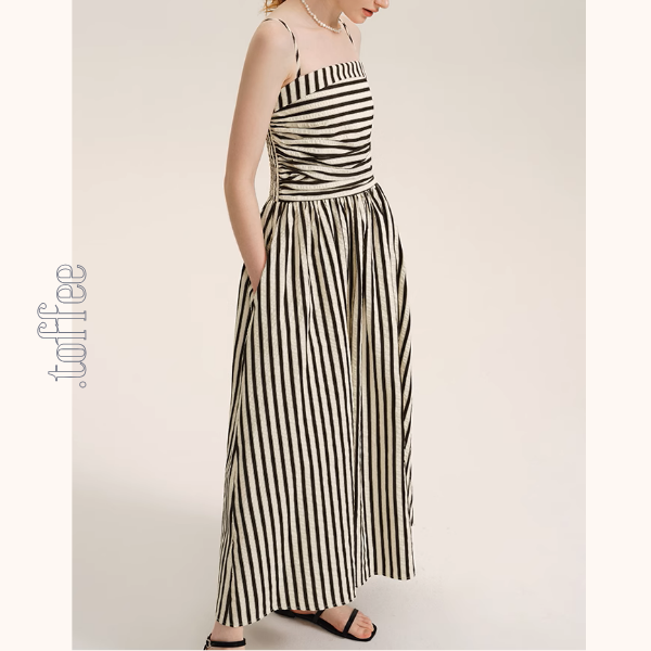 【2pattsrn】ウエストマークAラインマキシワンピース《Z00960》