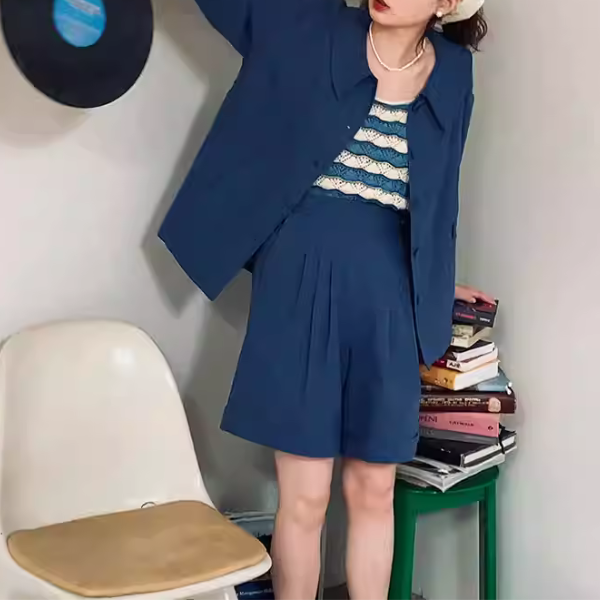 【2color】フラットカラーセットアップ X-148