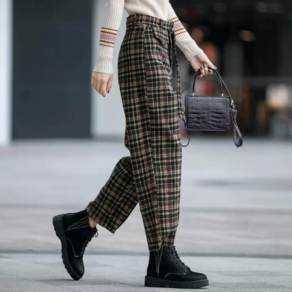 【２color】マルチチェックパンツ AU-456