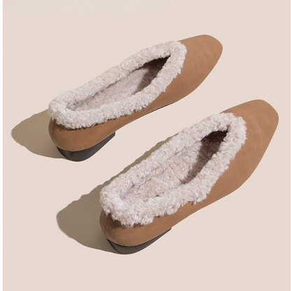 【３color】インナーボアローヒールパンプス w-129