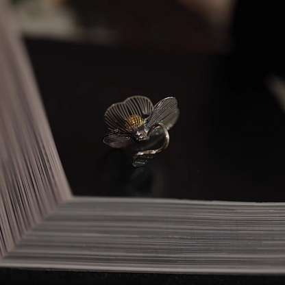 【2pattern】ワイヤーフラワーモチーフイヤーアクセサリー　《Z00768》