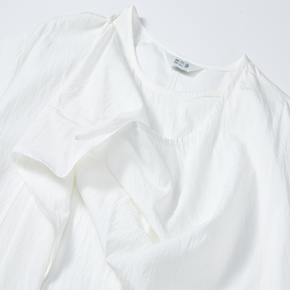 花柄刺繍デザインシャツ《Z00841》